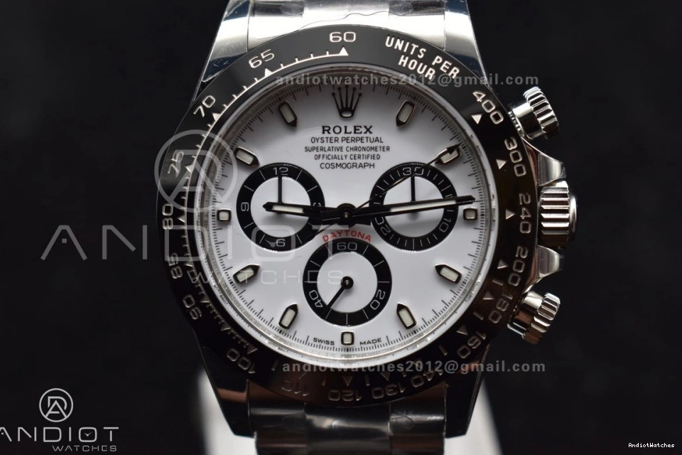 Bracelet SS Case 732 Dial 1:1 904L Lightweight Edition Daytona SA 116500 Best White and BTF 0123
